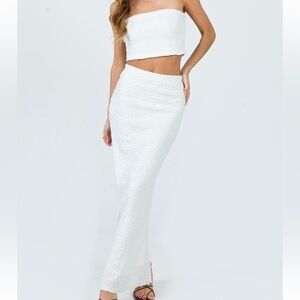 Princess Polly Martha Strapless Top and Skirt Set